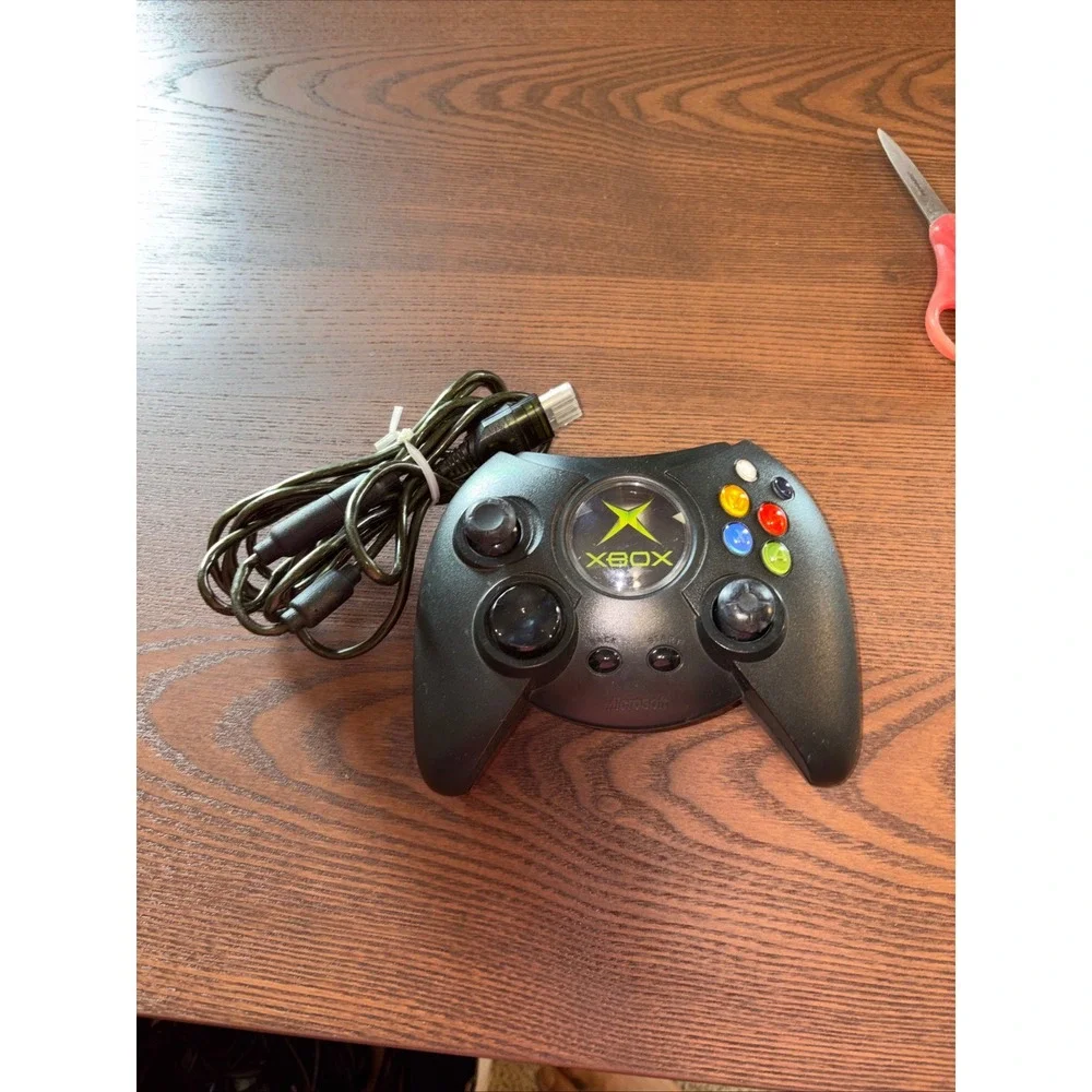 Logitech PS2 Cordless Action & Microsoft Xbox Controller S Bundle Black Good